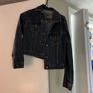 Dark wash denim jacket
